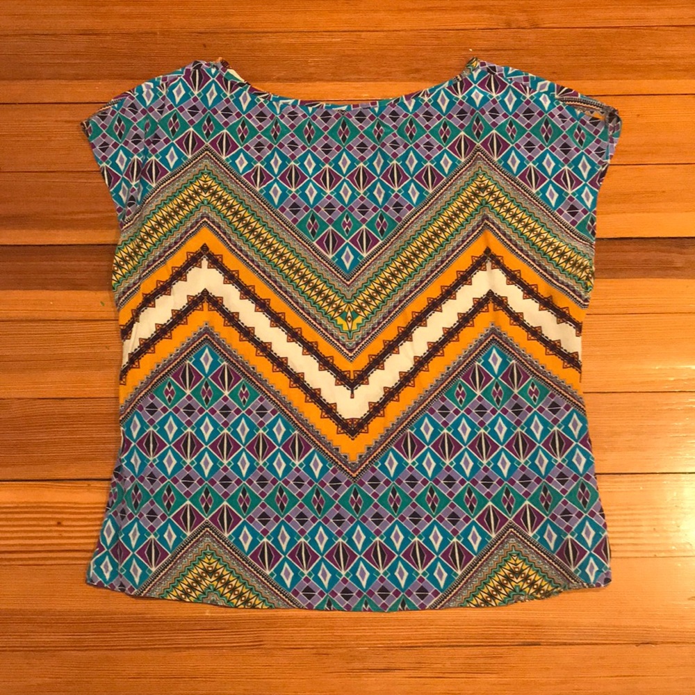 Alice & Trixie Women’s Colorful Tribal Blouse